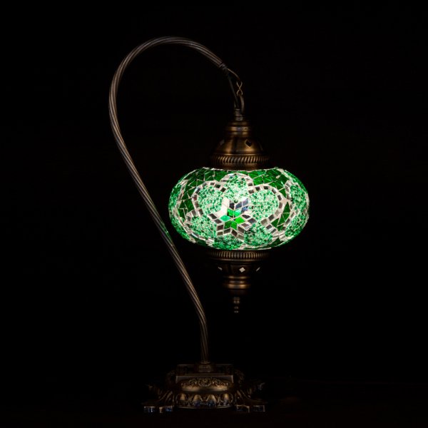 Mosaic Swanneck Style Desk Lamp SN-30402