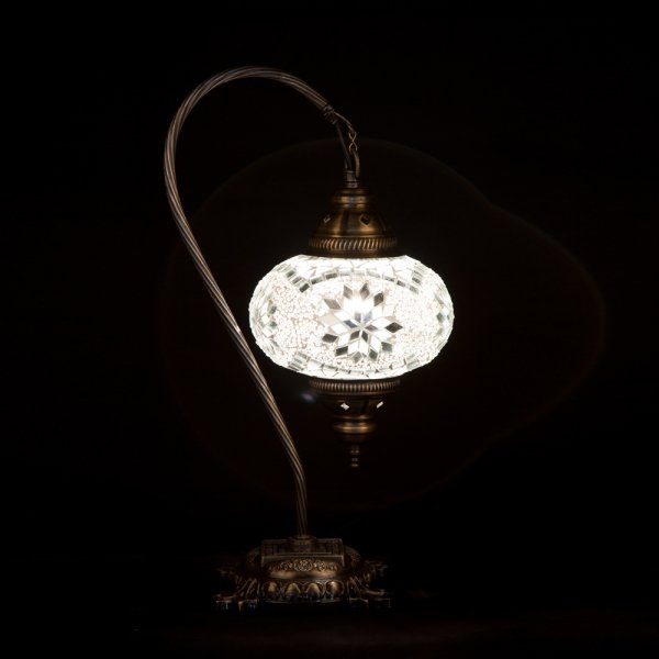 Mosaic Swanneck Style Desk Lamp SN-30423