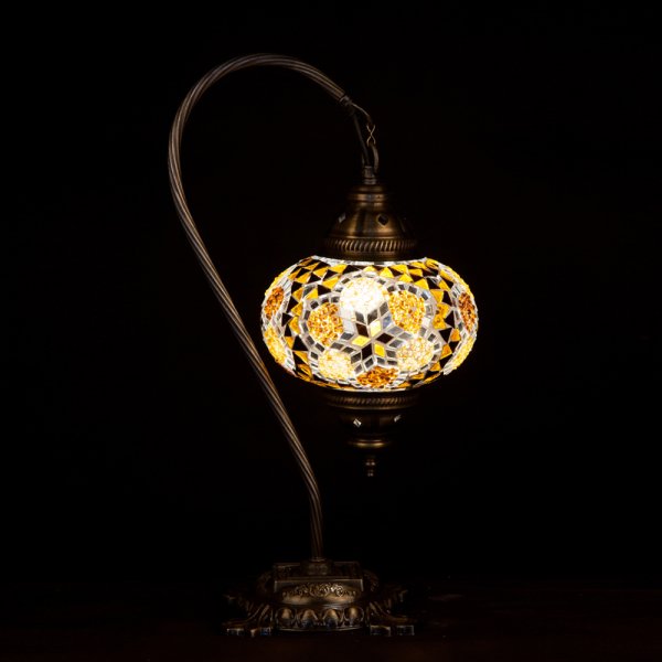 Mosaic Swanneck Style Desk Lamp SN-30432