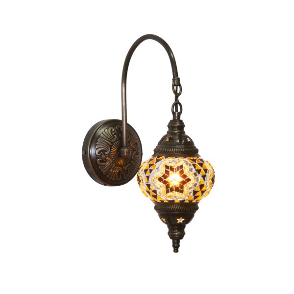 Mosaic Hanging Style Wall Lamp Size 2 WLS-20431