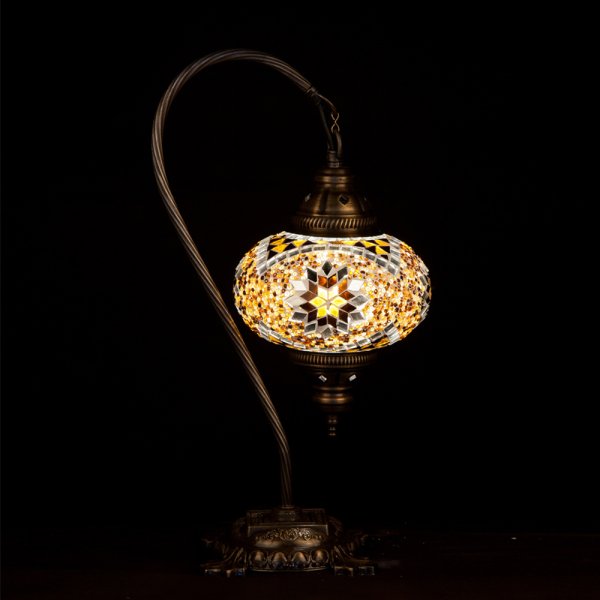 Mosaic Swanneck Style Desk Lamp SN-30433