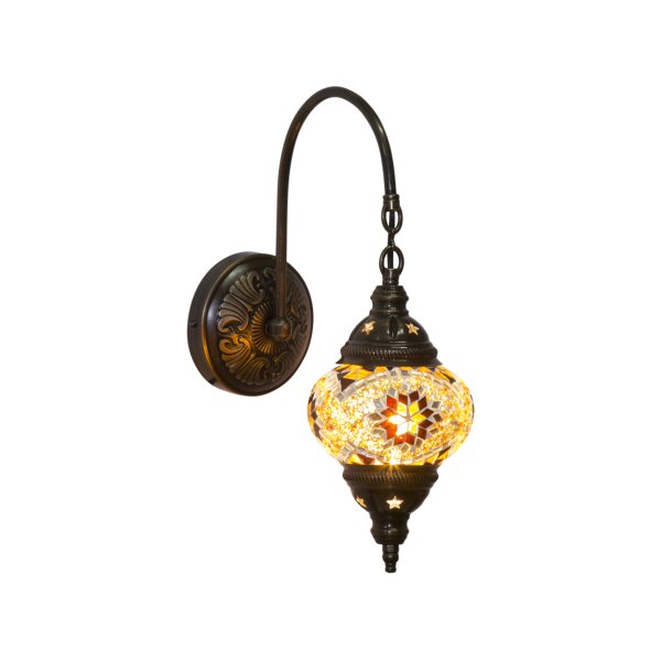 Mosaic Hanging Style Wall Lamp Size 2 WLS-20433