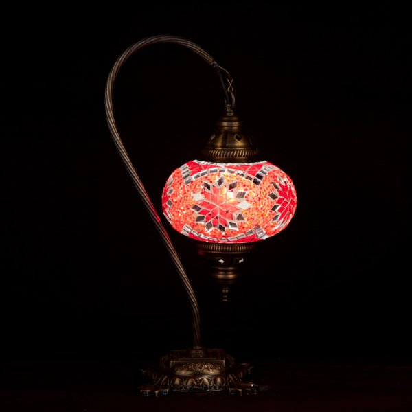 Mosaic Swanneck Style Desk Lamp SN-30443