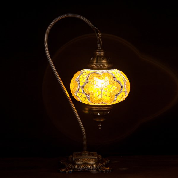 Mosaic Swanneck Style Desk Lamp SN-30451