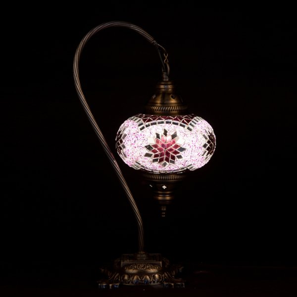 Mosaic Swanneck Style Desk Lamp SN-30463