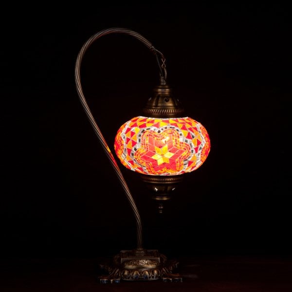 Mosaic Swanneck Style Desk Lamp SN-30471
