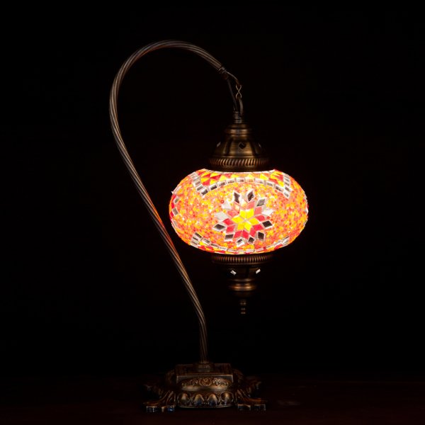 Mosaic Swanneck Style Desk Lamp SN-30473