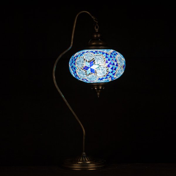 Mosaic Swanneck Style Desk Lamp SN-50412