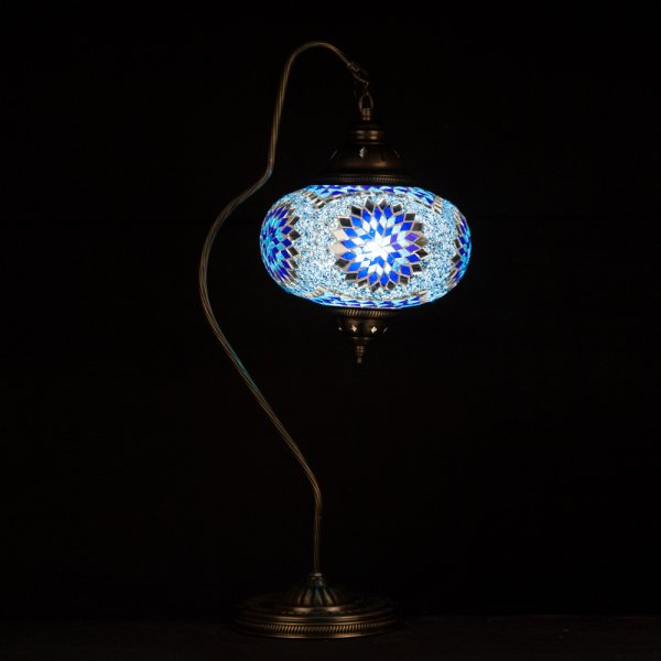 Mosaic Swanneck Style Desk Lamp SN-50413