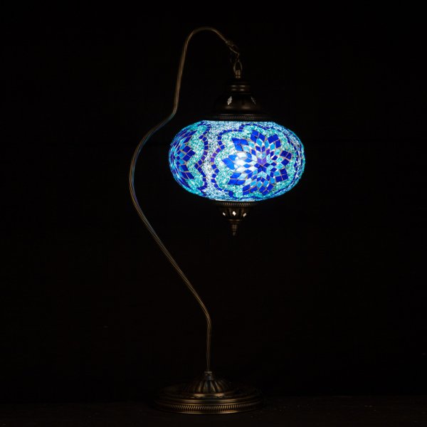 Mosaic Swanneck Style Desk Lamp SN-50414