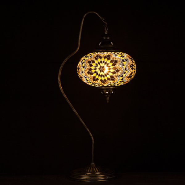 Mosaic Swanneck Style Desk Lamp SN-50431