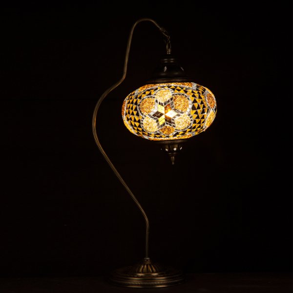 Mosaic Swanneck Style Desk Lamp SN-50432