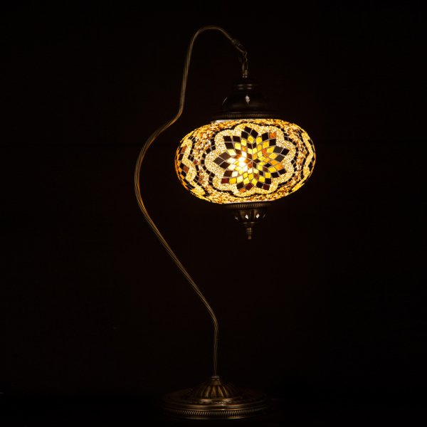 Mosaic Swanneck Style Desk Lamp SN-50434