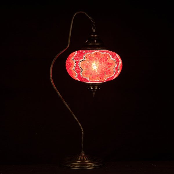 Mosaic Swanneck Style Desk Lamp SN-50441