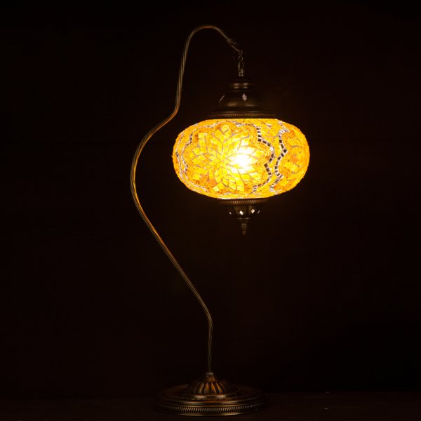 Mosaic Swanneck Style Desk Lamp SN-50451