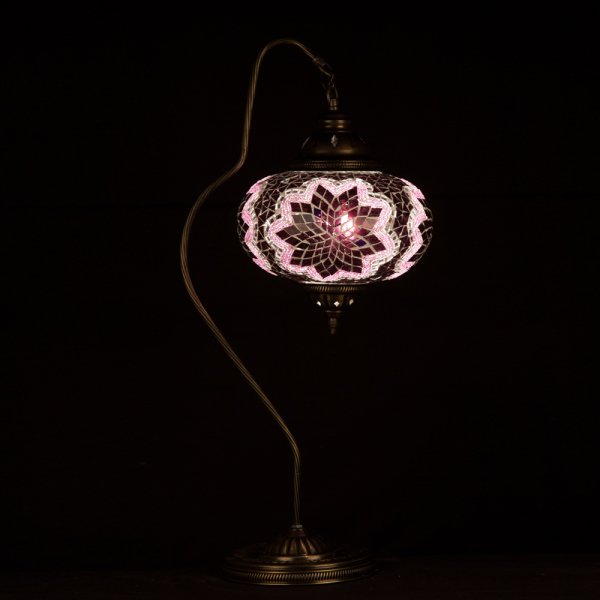 Mosaic Swanneck Style Desk Lamp SN-50461