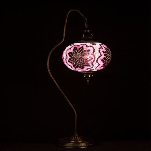 Mosaic Swanneck Style Desk Lamp SN-50464