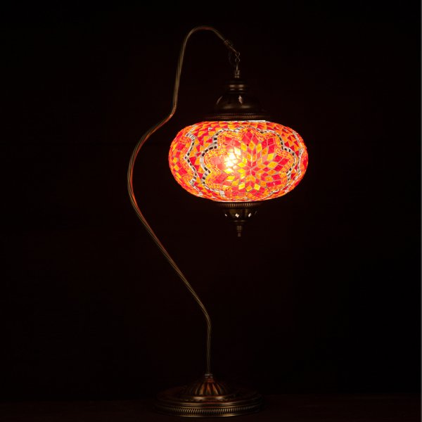 Mosaic Swanneck Style Desk Lamp SN-50471