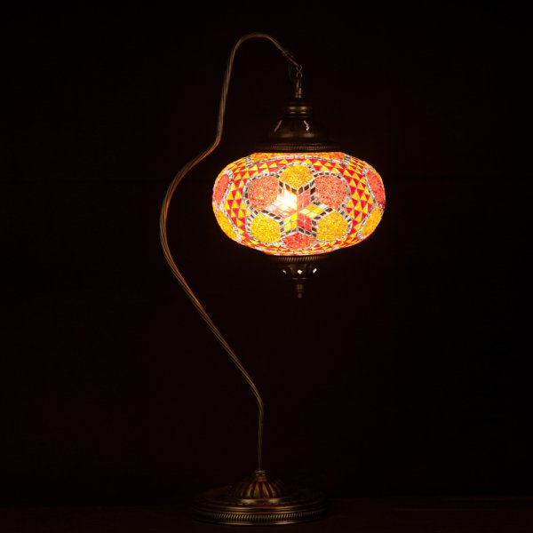 Mosaic Swanneck Style Desk Lamp SN-50472