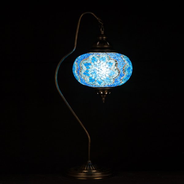 Mosaic Swanneck Style Desk Lamp SN-50481