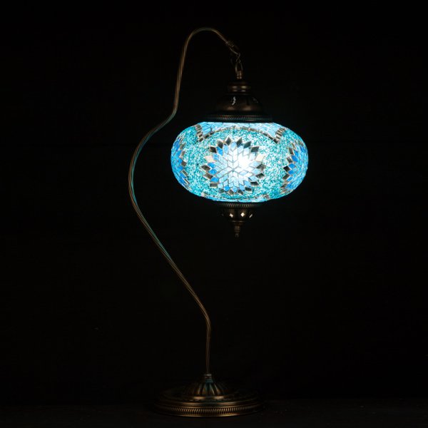 Mosaic Swanneck Style Desk Lamp SN-50483