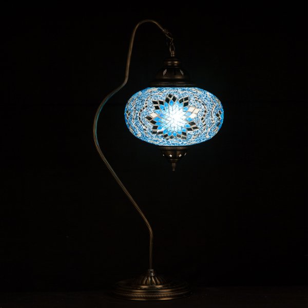 Mosaic Swanneck Style Desk Lamp SN-50484