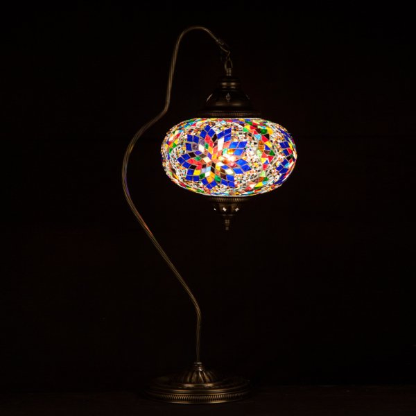 Mosaic Swanneck Style Desk Lamp SN-50491