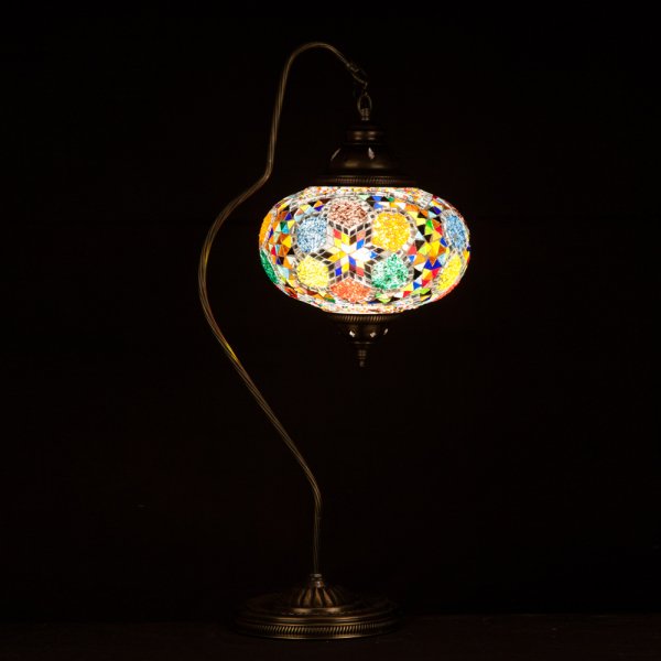 Mosaic Swanneck Style Desk Lamp SN-50492