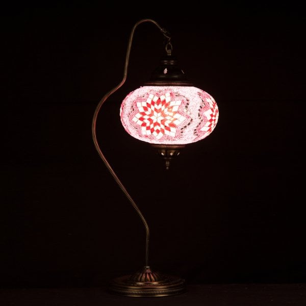 Mosaic Swanneck Style Desk Lamp SN-50498