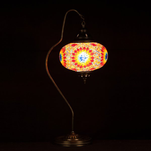 Mosaic Swanneck Style Desk Lamp SN-50499