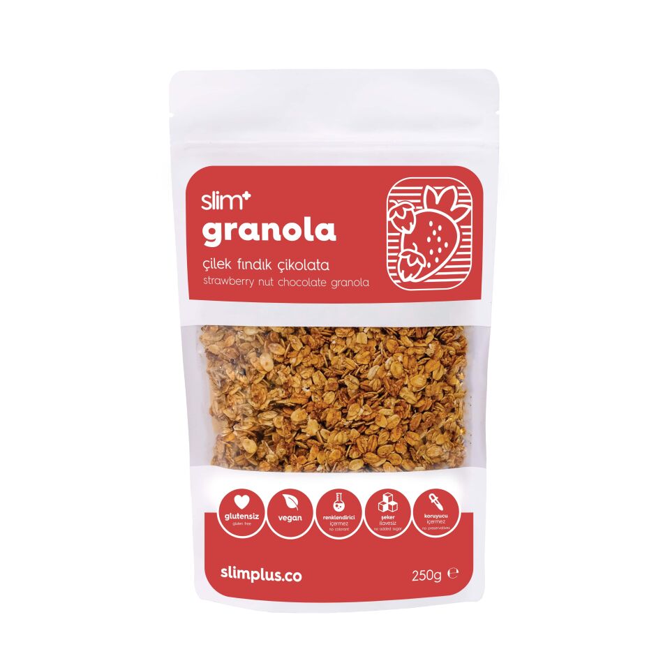 3'lü Paket Glutensiz Vegan İlave Şekersiz Granola Mix 250 gr