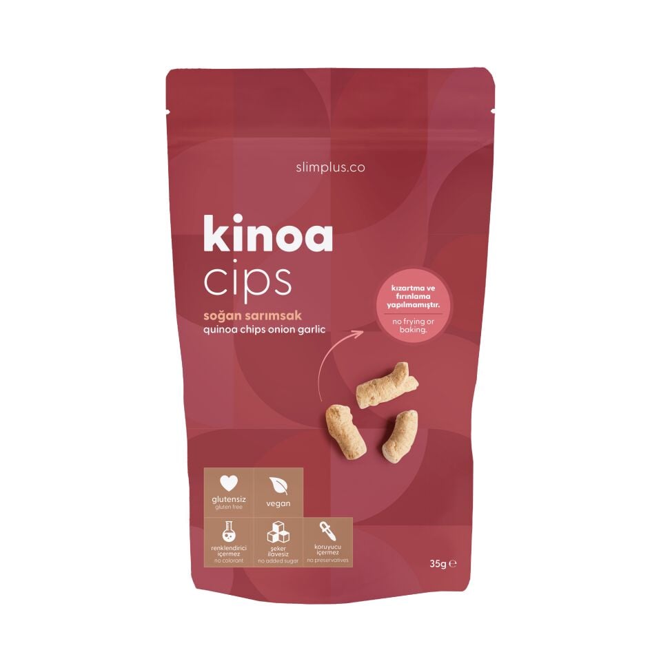 2 Paket 35G Glutensiz Vegan Yağsız Kinoa Cips Mix Paket