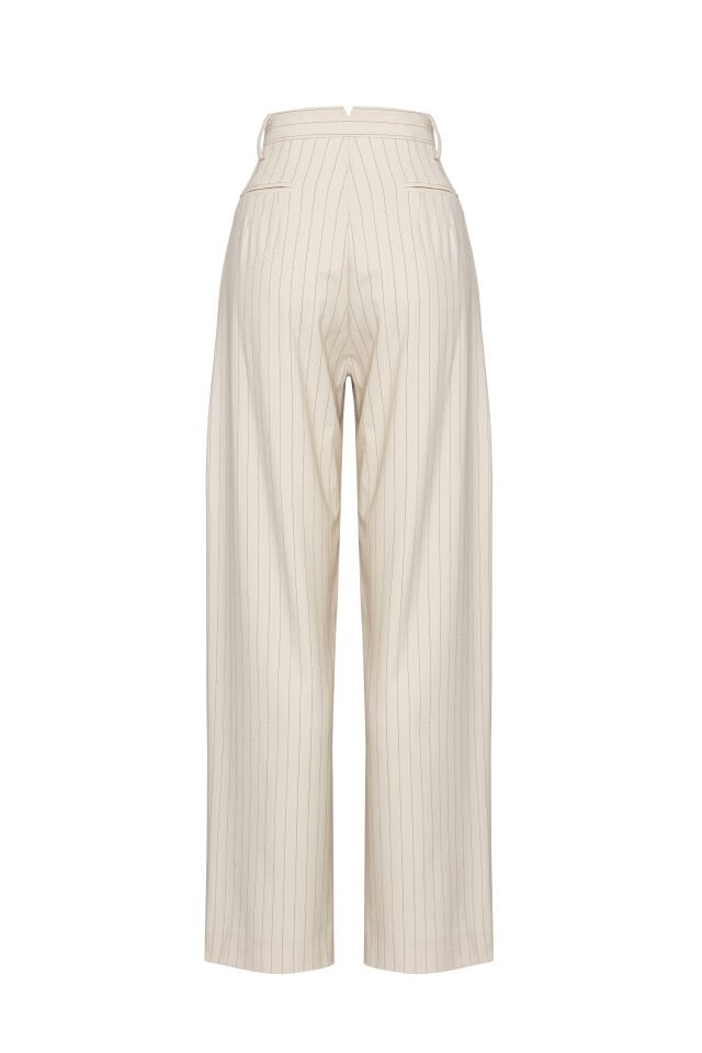 Striped Cream Pant
