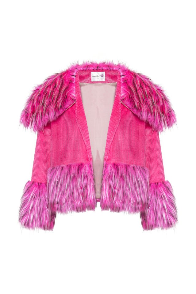 Pink Velvet Jacket