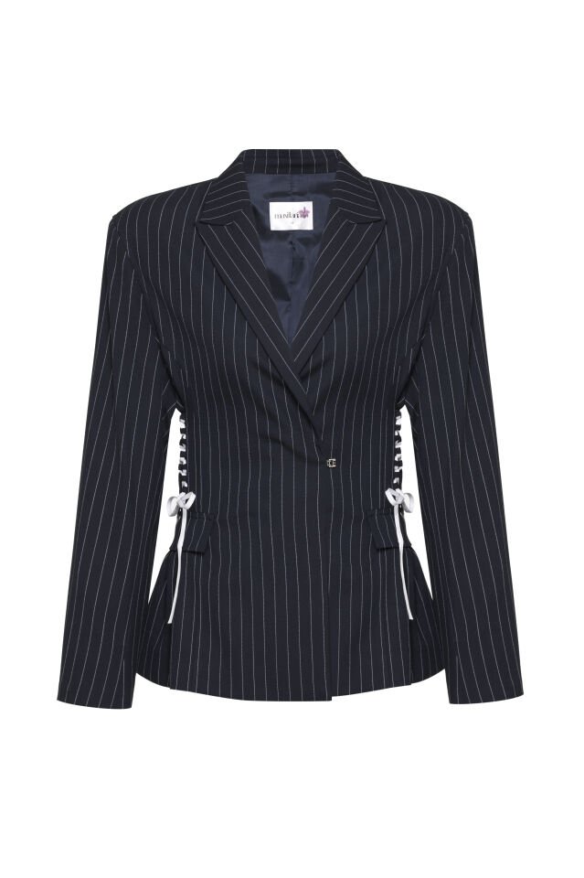 Striped Navy Blue Jacket