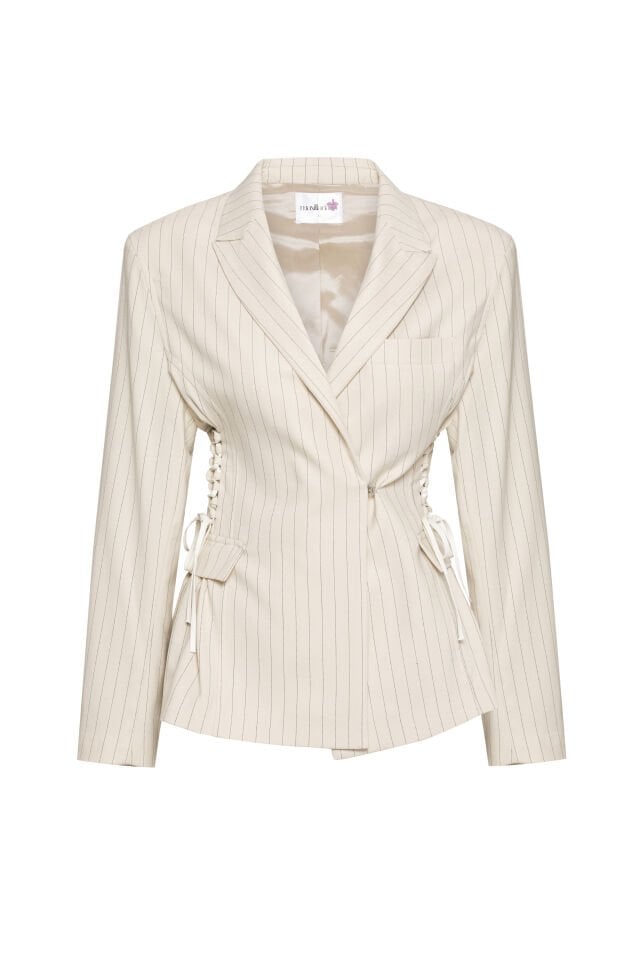 Striped Cream Jacket