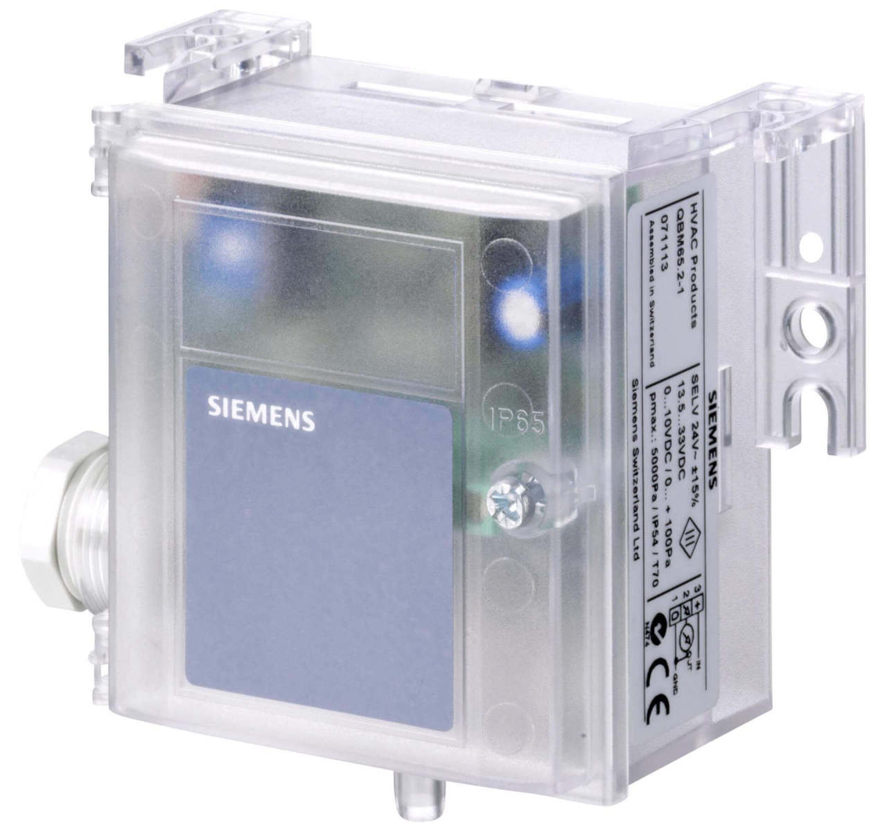 Siemens Hava Kanalı Fark Basınç Sensörü QBM3020-3