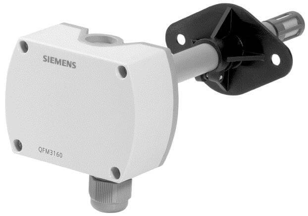Siemens Kanal Tip Sıcaklık ve Nem Sensörü QFM3171