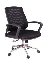 Pole Siyah Fileli Koltuk