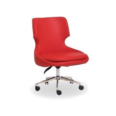 F-601 Kırmızı Deri Çalışma Koltuğu