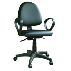 Cosmo Siyah Deri Çalışma Koltuğu