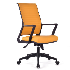 Magenta Turuncu Kumaş Çalışma Koltuğu