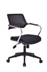 Carmel Siyah Fileli Pls Ofis Koltuğu