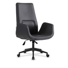 Selena Siyah Deri Makam Koltuğu