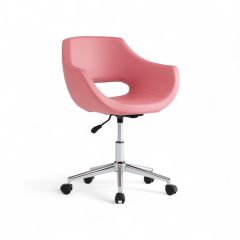 K-01 Pembe Deri Çalışma Koltuğu