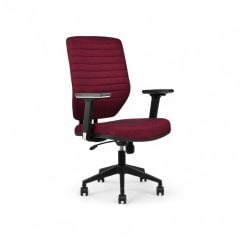 Red Love Kırmızı Kumaş Çalışma Koltuğu