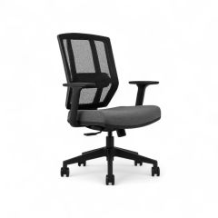 Aero Siyah & Gri Fileli Çalışma Koltuğu