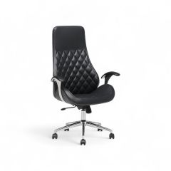 Kpt Siyah Deri Yönetici Koltuğu