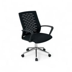 Berlin Siyah Fileli Çalışma Koltuğu