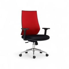 Londra Kiremit Siyah Fileli Ofis Çalışma Koltuğu